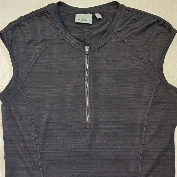 Athleta Pacifica UPF Black Sleeveless Tank - Picture 4 of 10